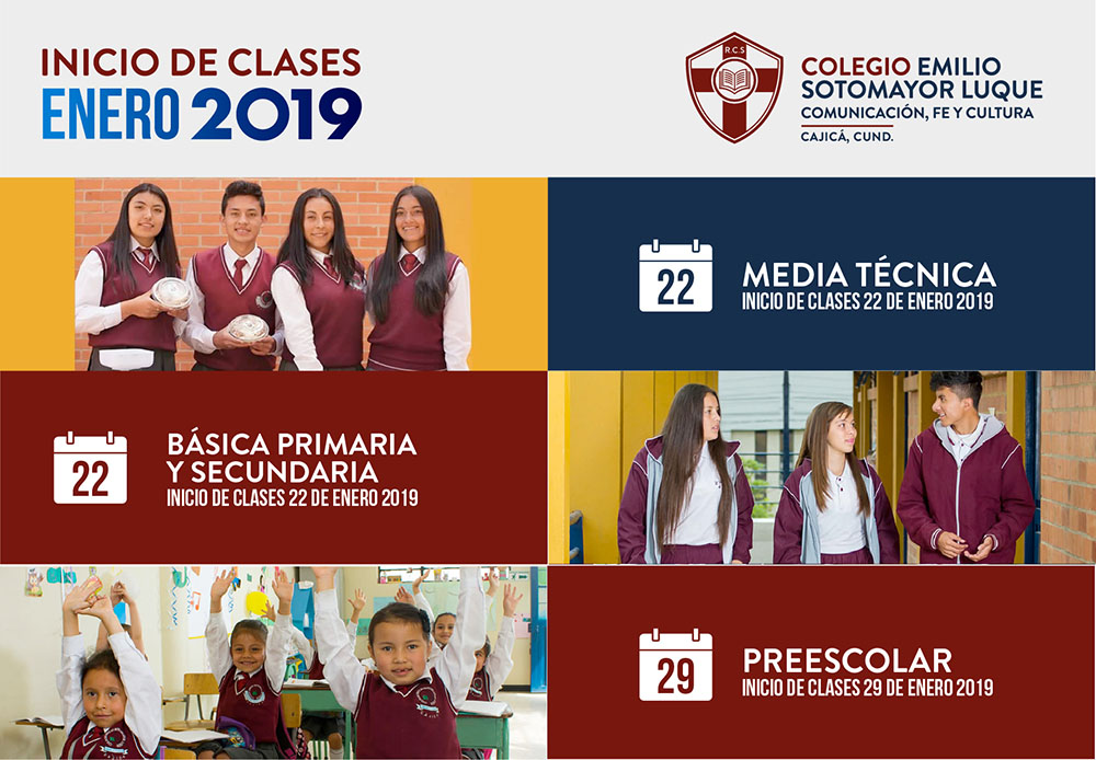 Inicio de clases enero 2019